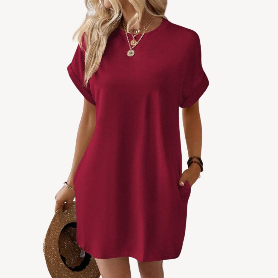 Relaxed Fit Women's T-Shirt Dress