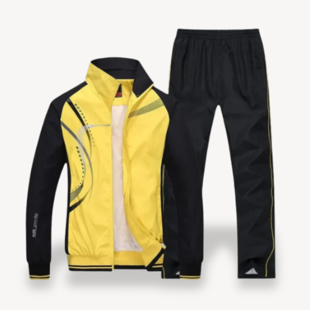 Athletic Sports Jacket and Pant Set