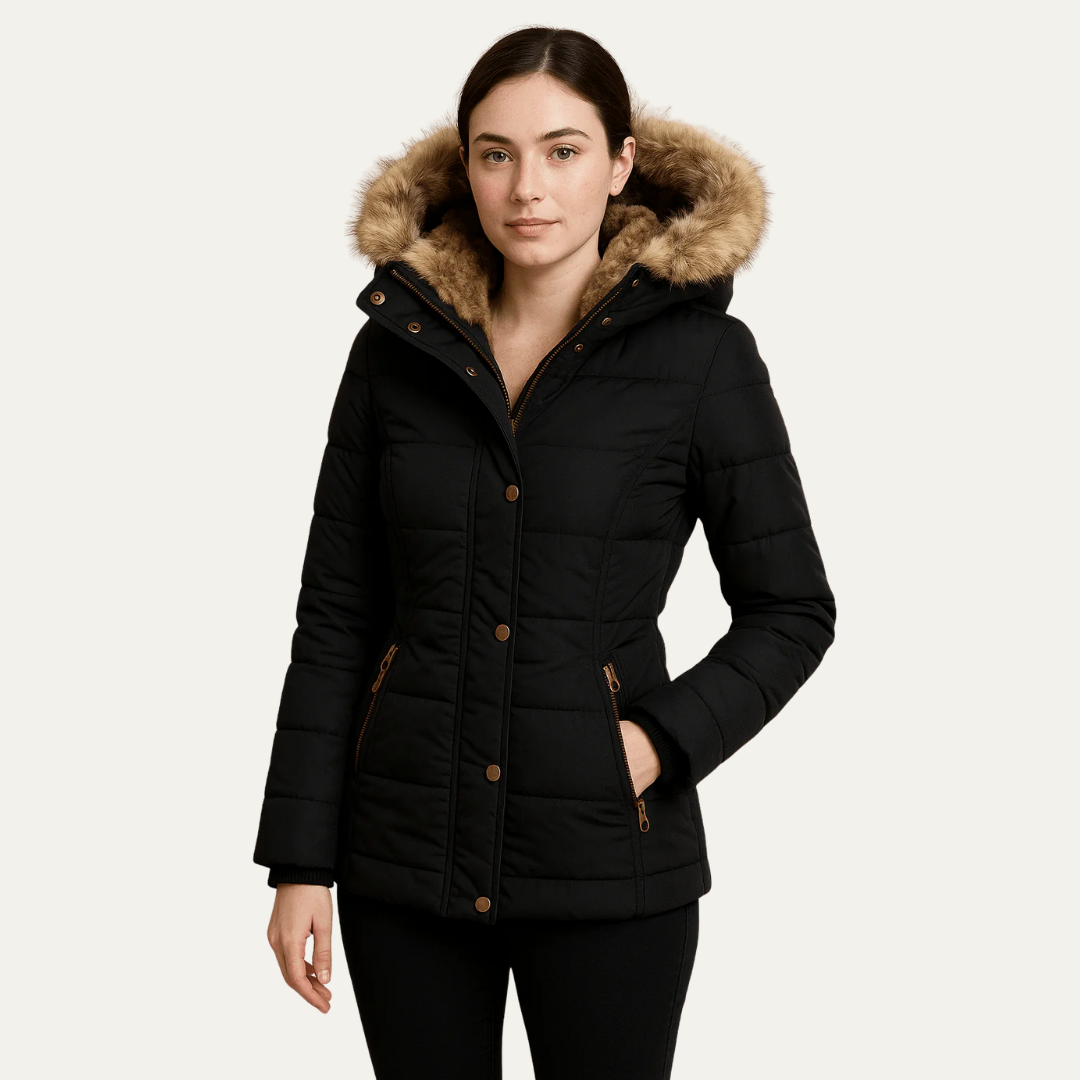 Warm Faux Fur Padded Winter Coat