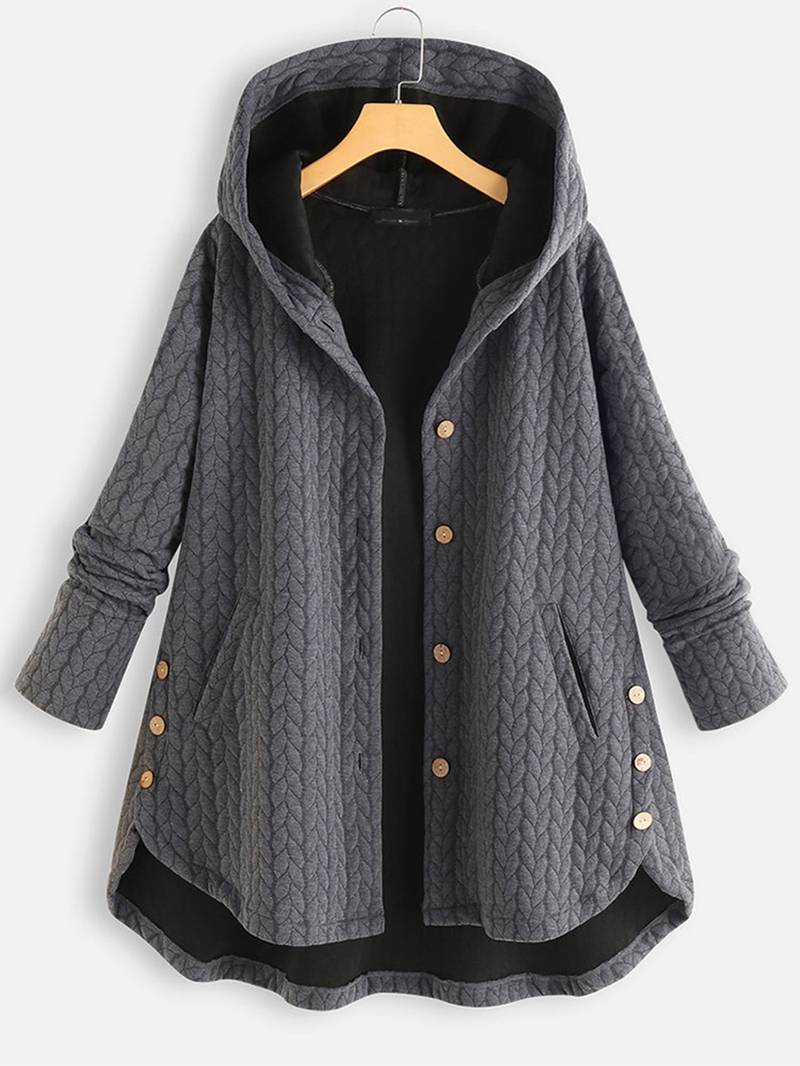 Warm Hooded Women's Parka Coat