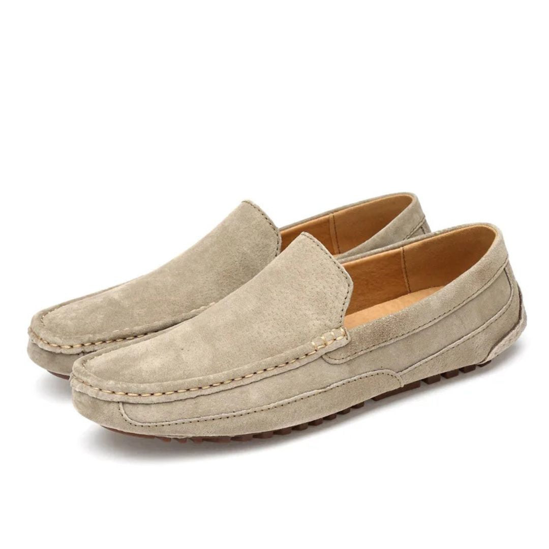 Suede Driving Orthopedic Loafers Men