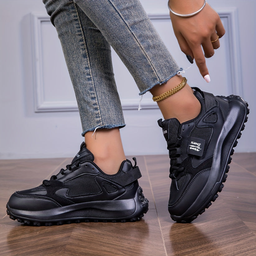 Ergonomic Lace-up Shoes for Women with Soft Sole