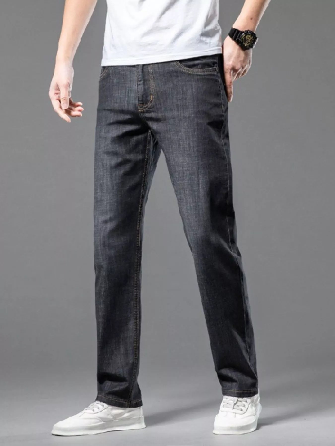 Classic Navy Slim Fit Jeans