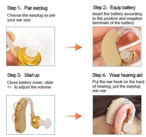 Behind The Ear Rechargeable Hearing Aids Hearing Amplifiers