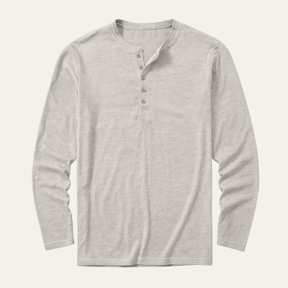 Classic Fit Mens Casual Henley Shirt