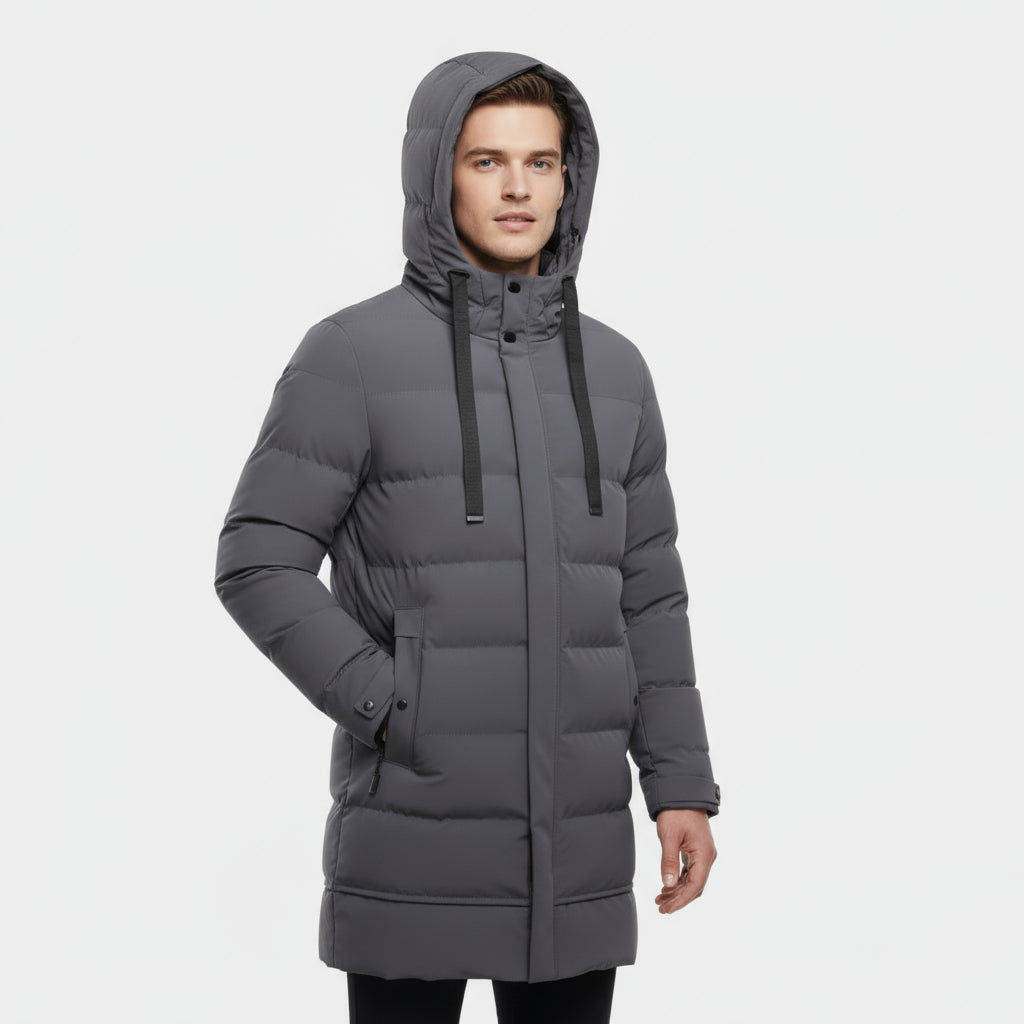 Insulated Mens Waterproof Snow Jacket Parka Coat
