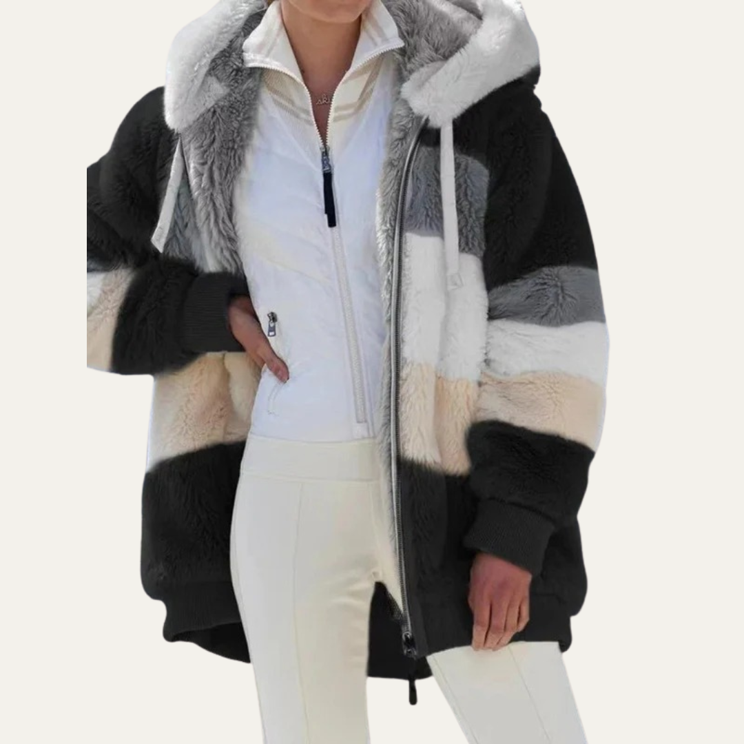 Soft Women's Plush Fleece Coat