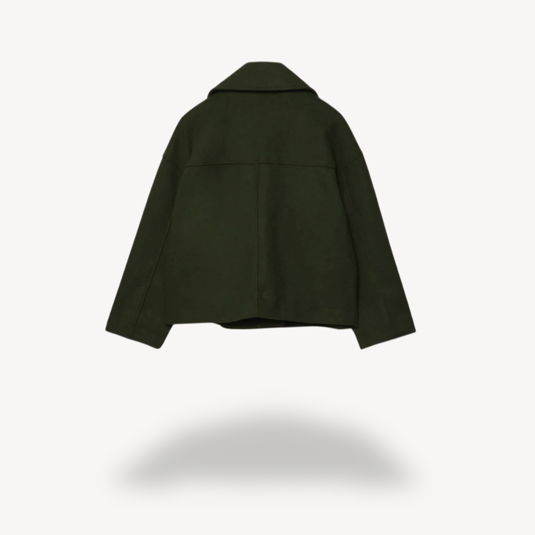 Short Wool Coat for Ladies