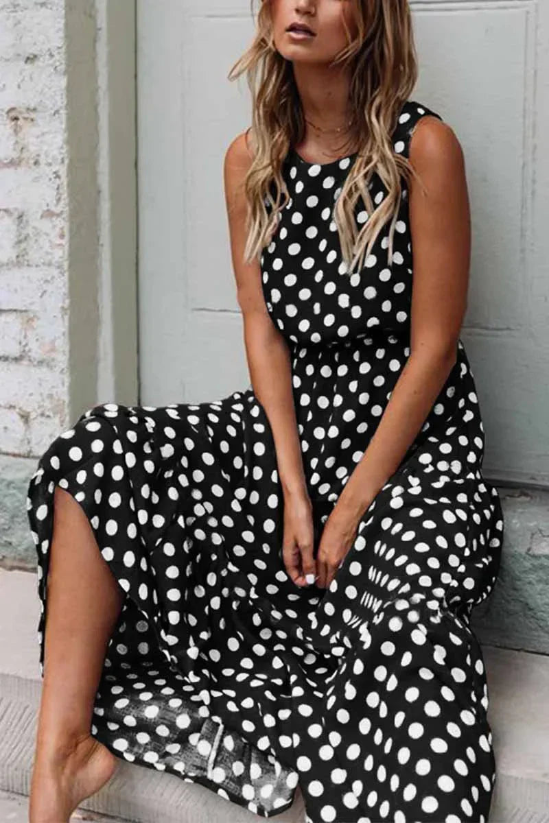 Relaxed Fit Floral Long Dress for Ladies