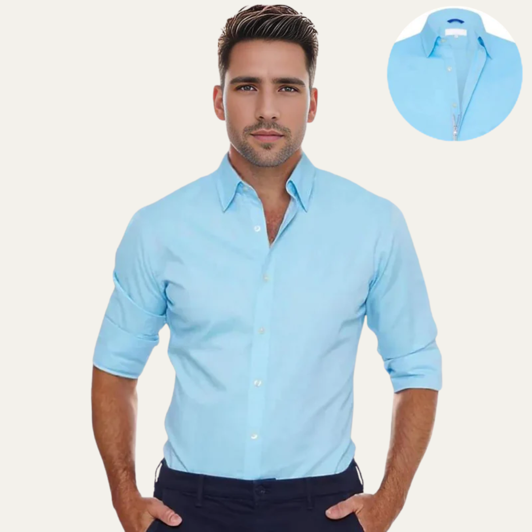 Classic Fit Mens Long Sleeve Dress Shirt