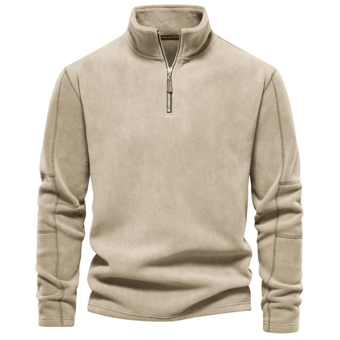 Men's Padded Fleece Neck Sweater