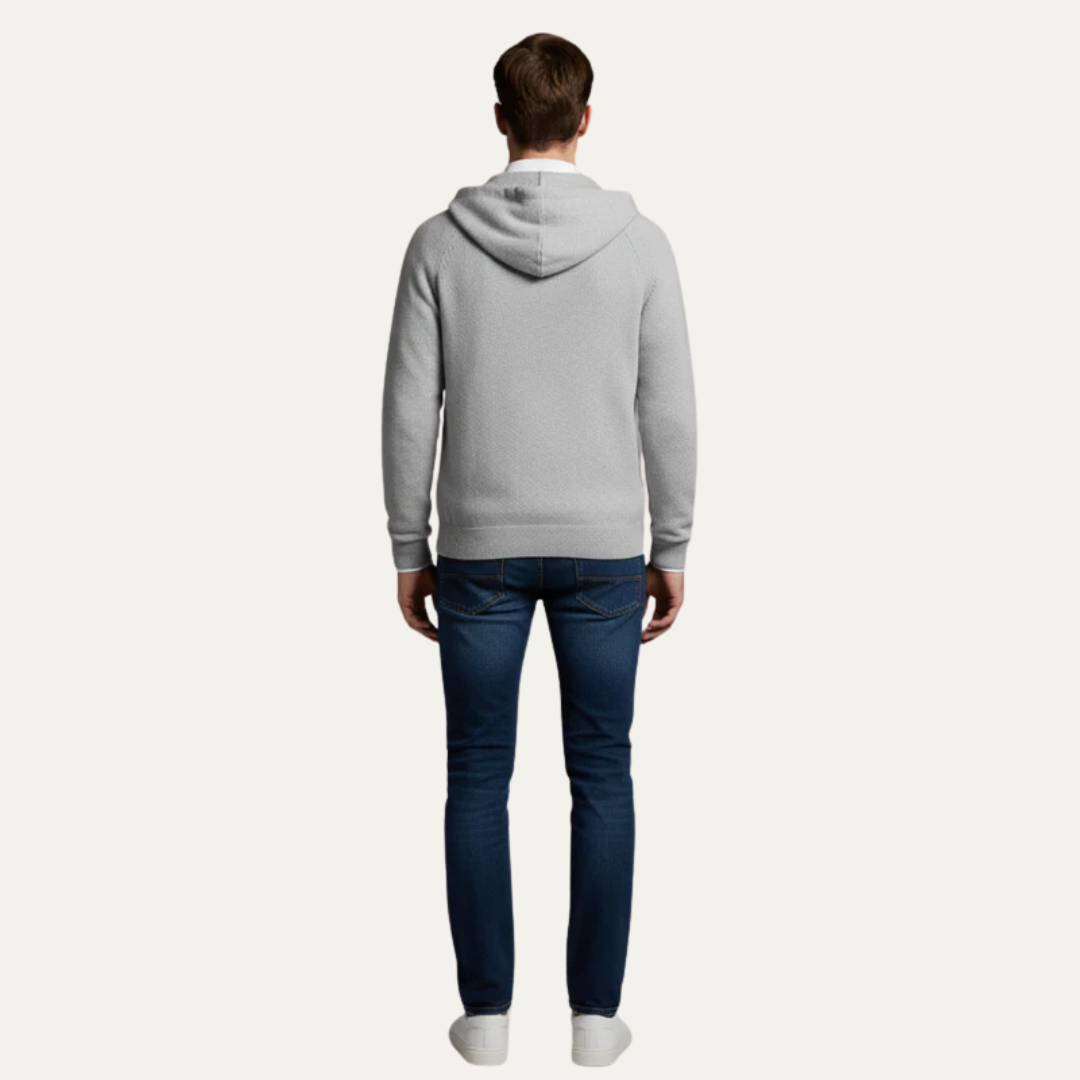 Men's Warm Zip Up Sweater Jacket