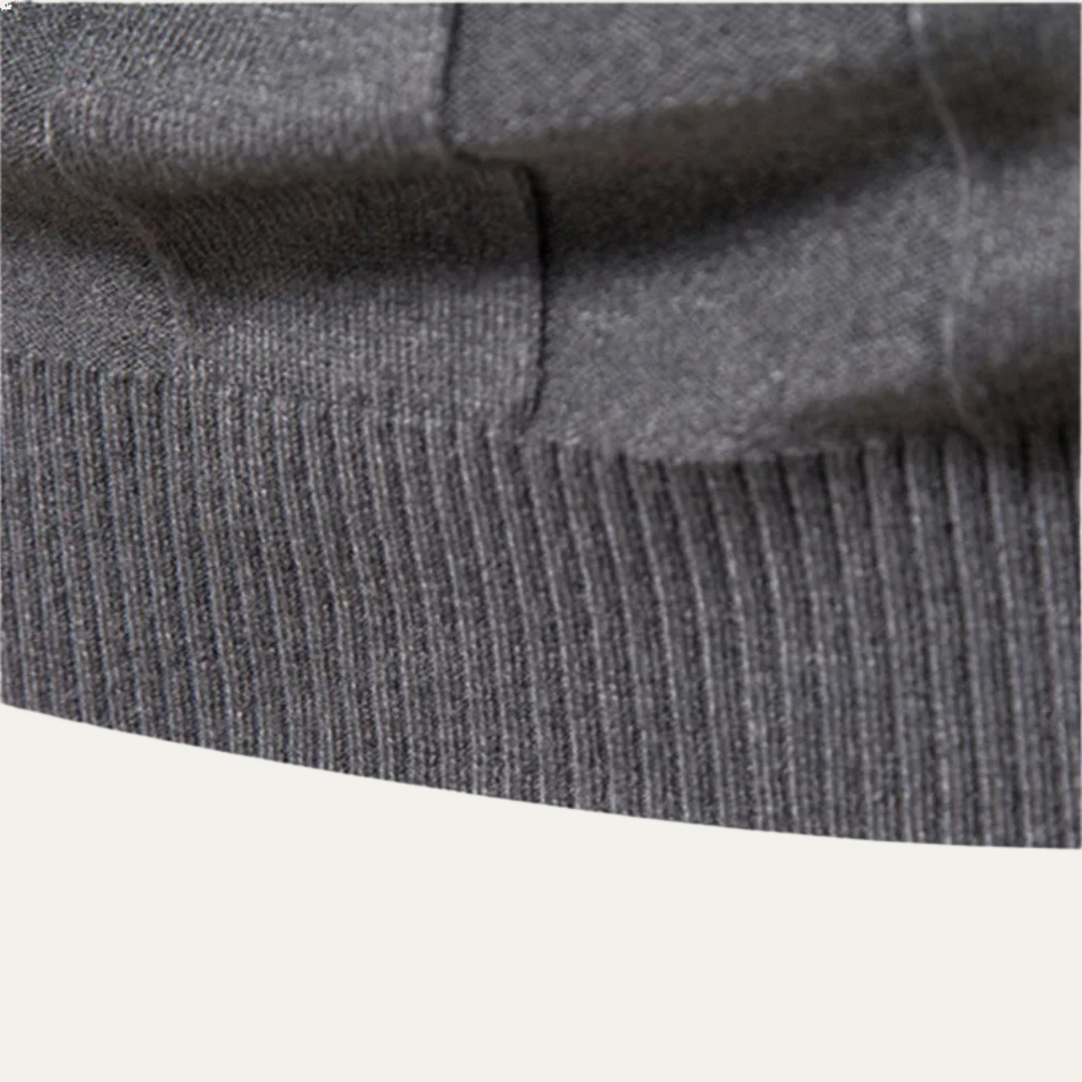 Classic Men's Fitted Knit Turtleneck Sweater