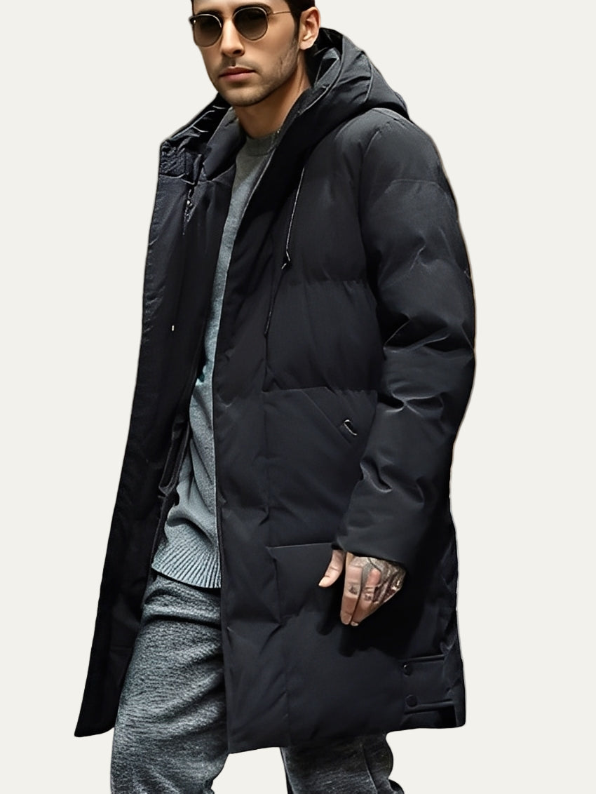 Men's Large Padded Down Filled Winter Parka