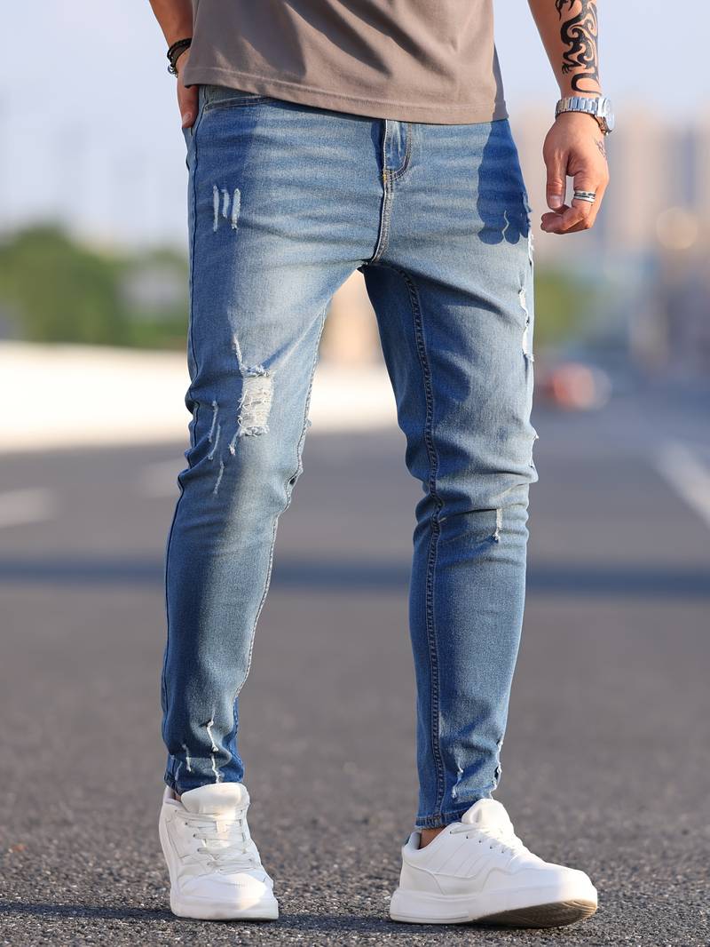 Ripped Men's Fashion Jeans