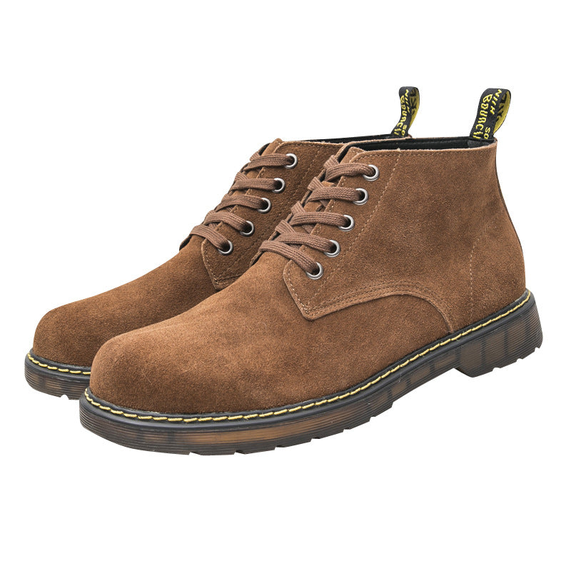 Men's Classic Leather Lace-Up Boots