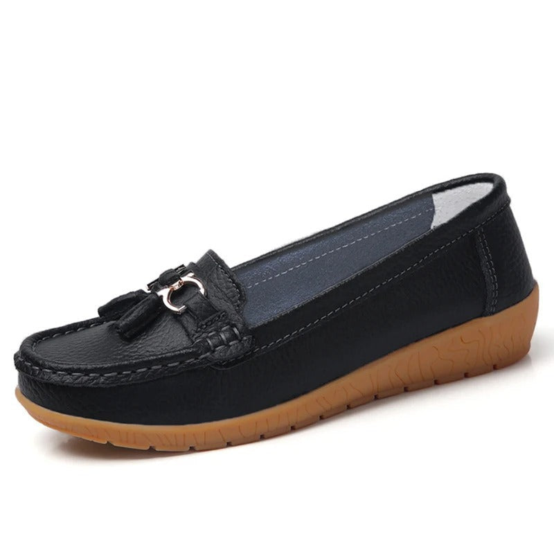 Cozy Suede Slip On Moccasins