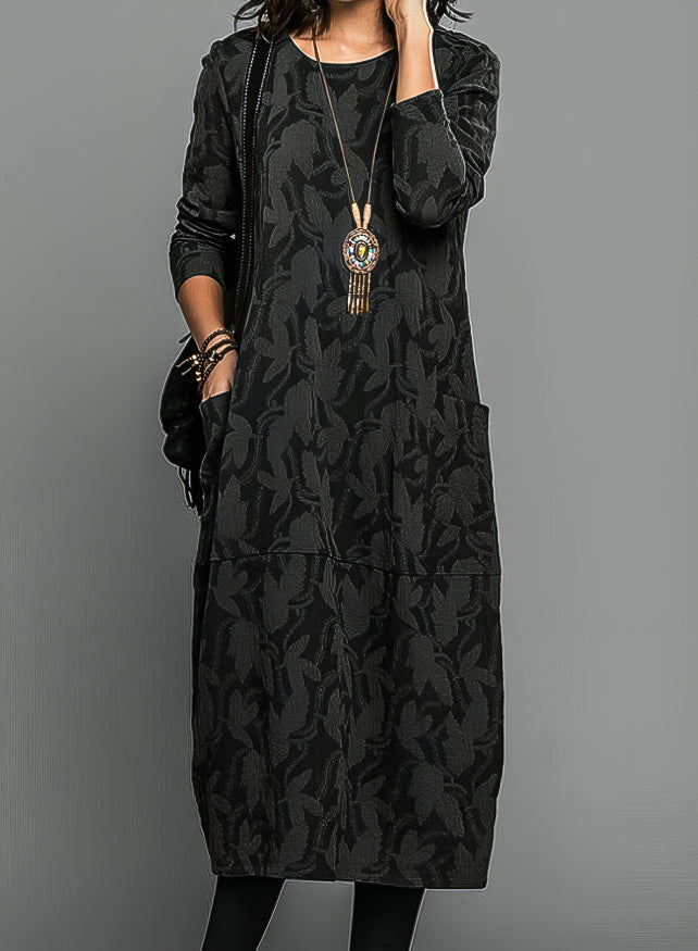 Colorful Womens Long Sleeve Casual Dress