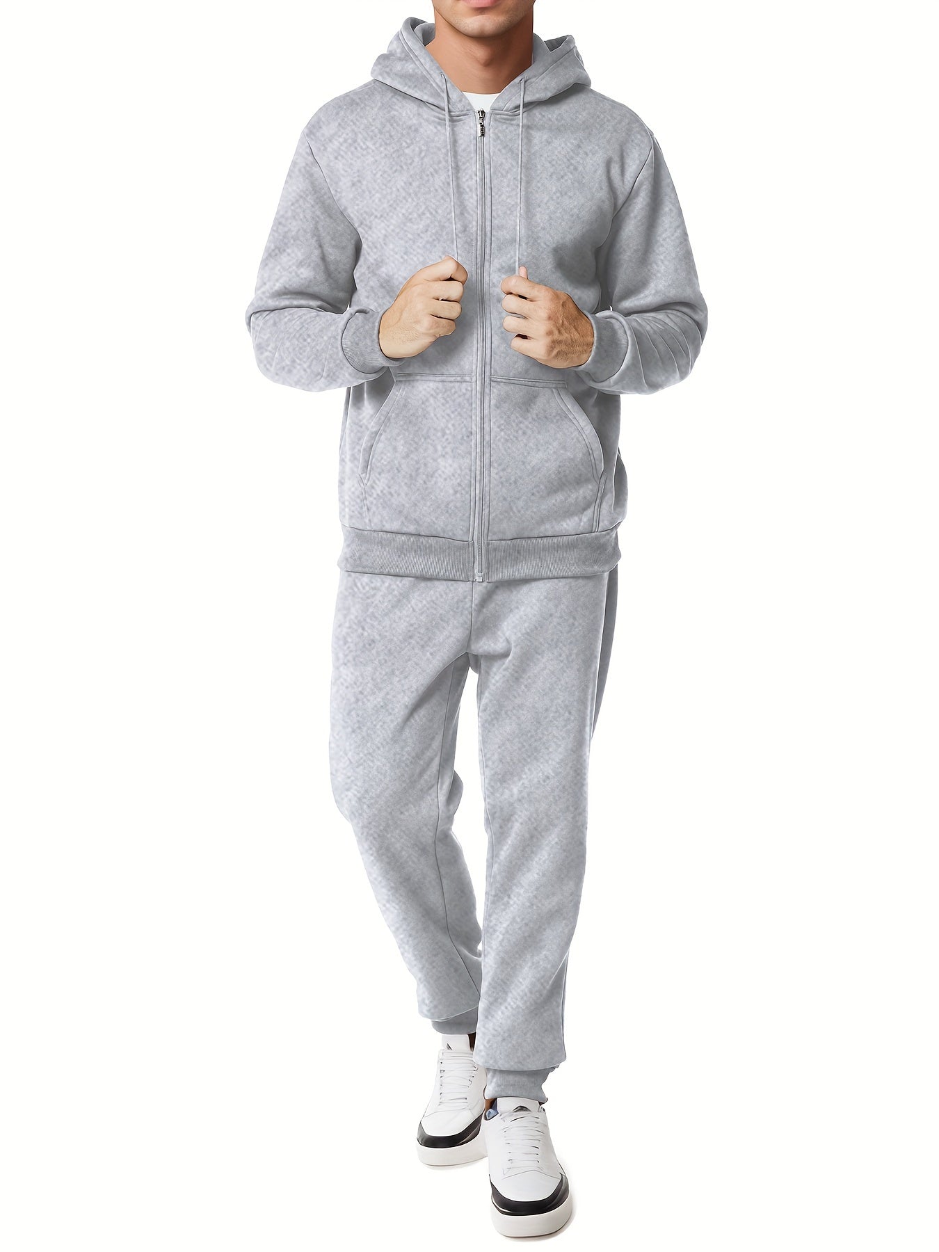 Soft Men's Cotton Hoodie and Sweatpant Set