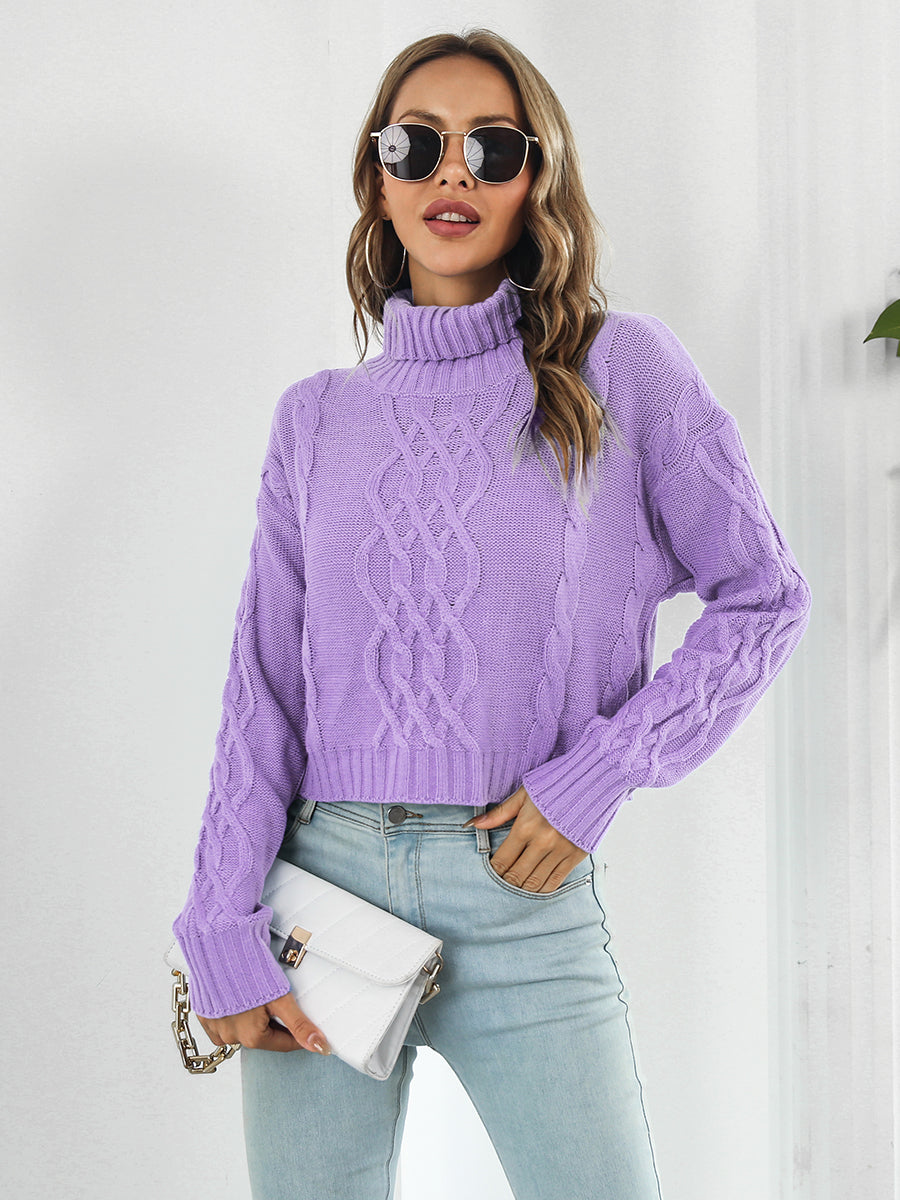 Casual Loose Fit Crew Sweater
