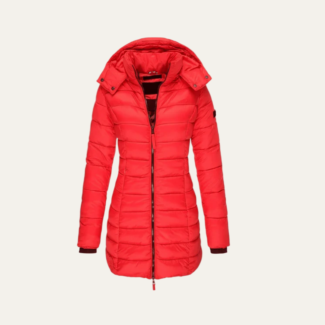 Slim Fit Women's Water Resistant Puffer Jacket