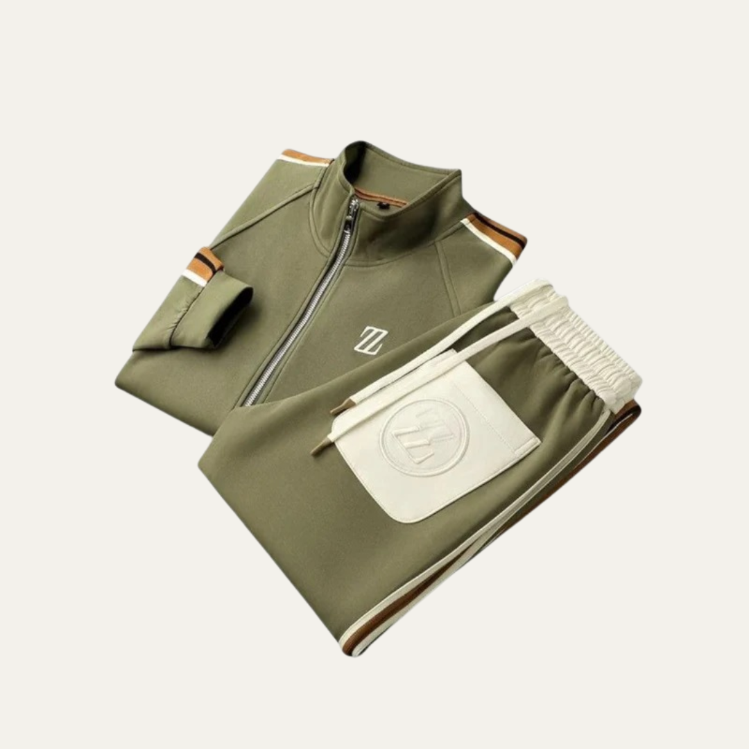 Men's Classic Premium Athletic Tracksuit Set