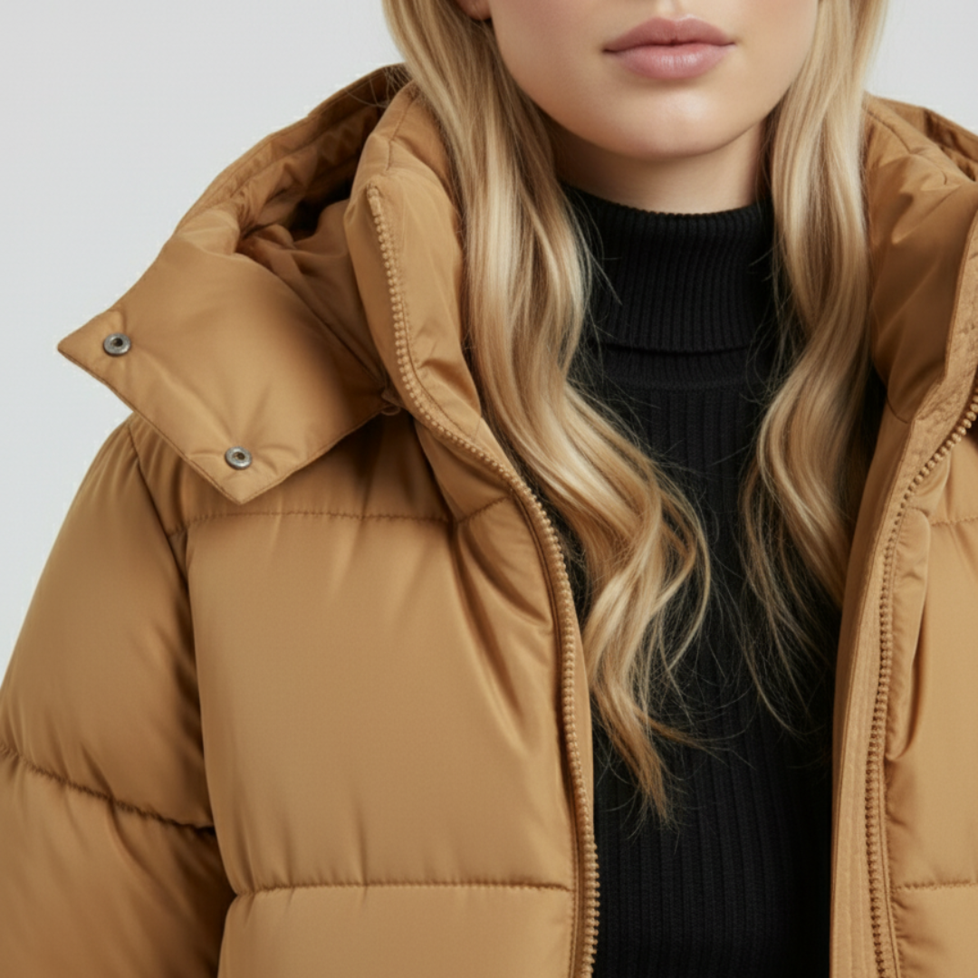 Warm Hooded Parka Coat for Women