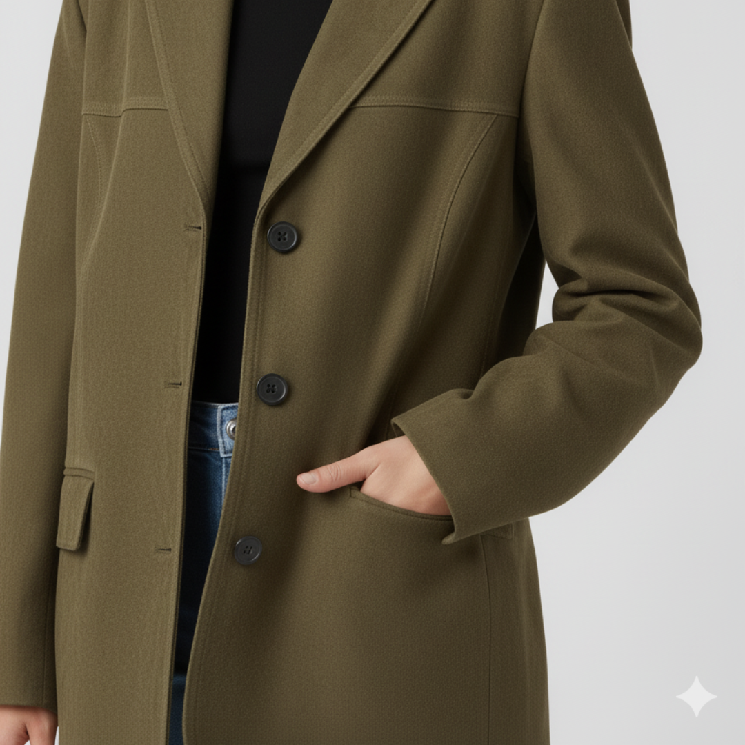 Cozy Women's Fall Parka Jacket with Pockets