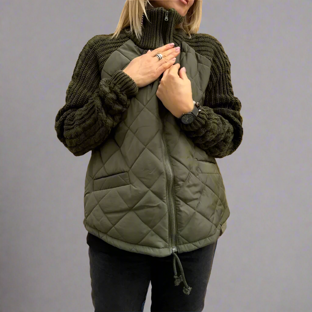 Cozy Jacket with Fleece Sleeves