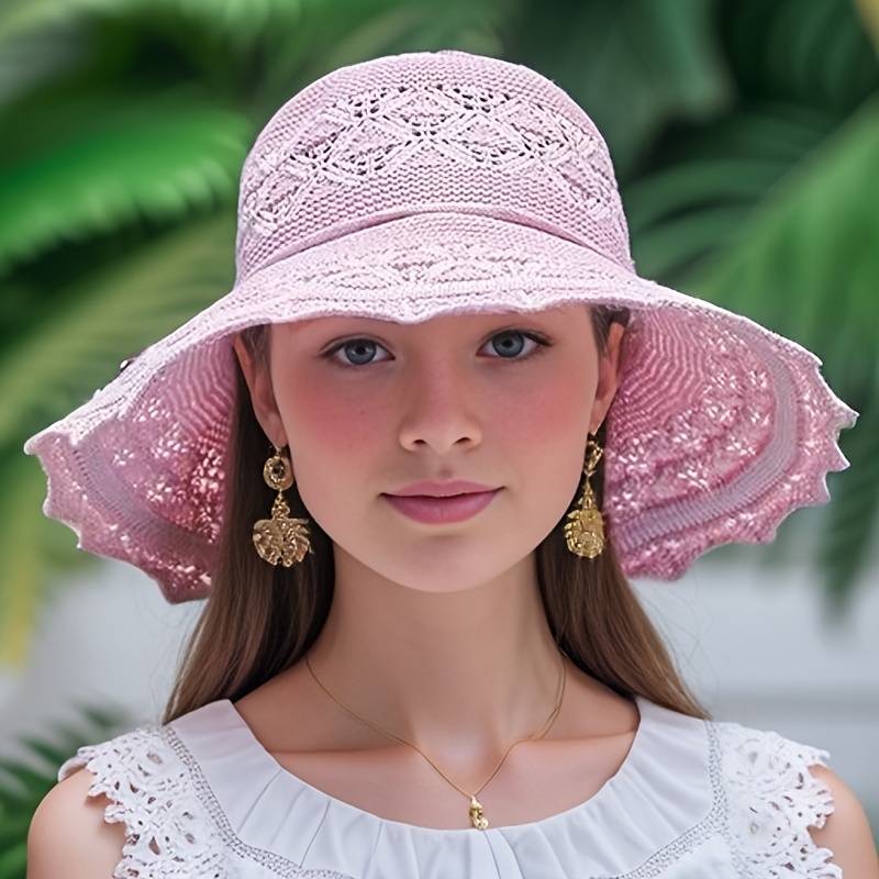 Stylish Collapsible Large Brim Beach Hat