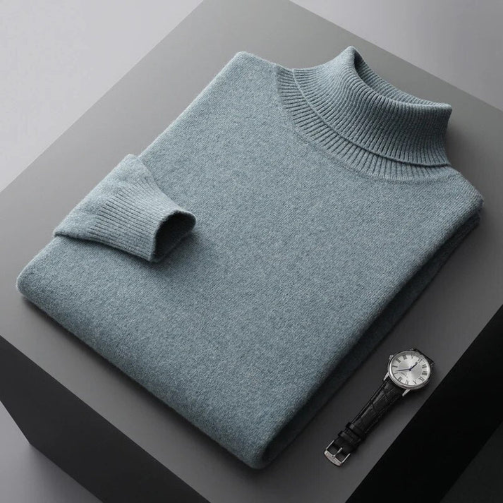 Thick Knit Crew Neck Men's Sweater