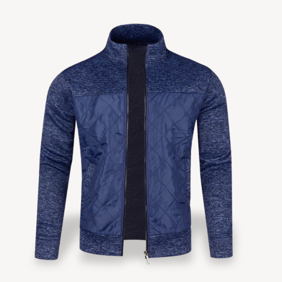 Insulated Padded Mens Zip Jacket