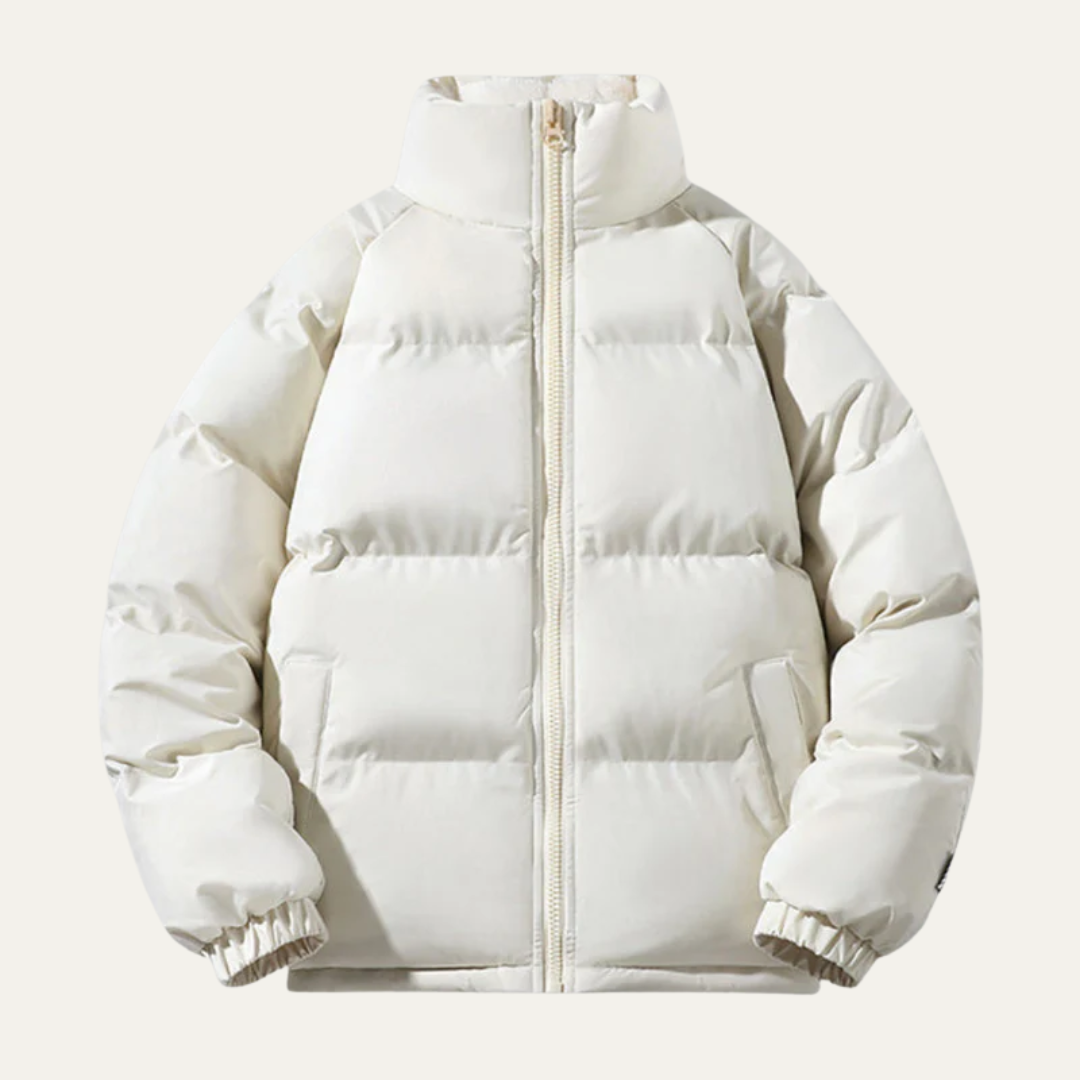 Warm Reversible Fleece Lined Puffer Coat