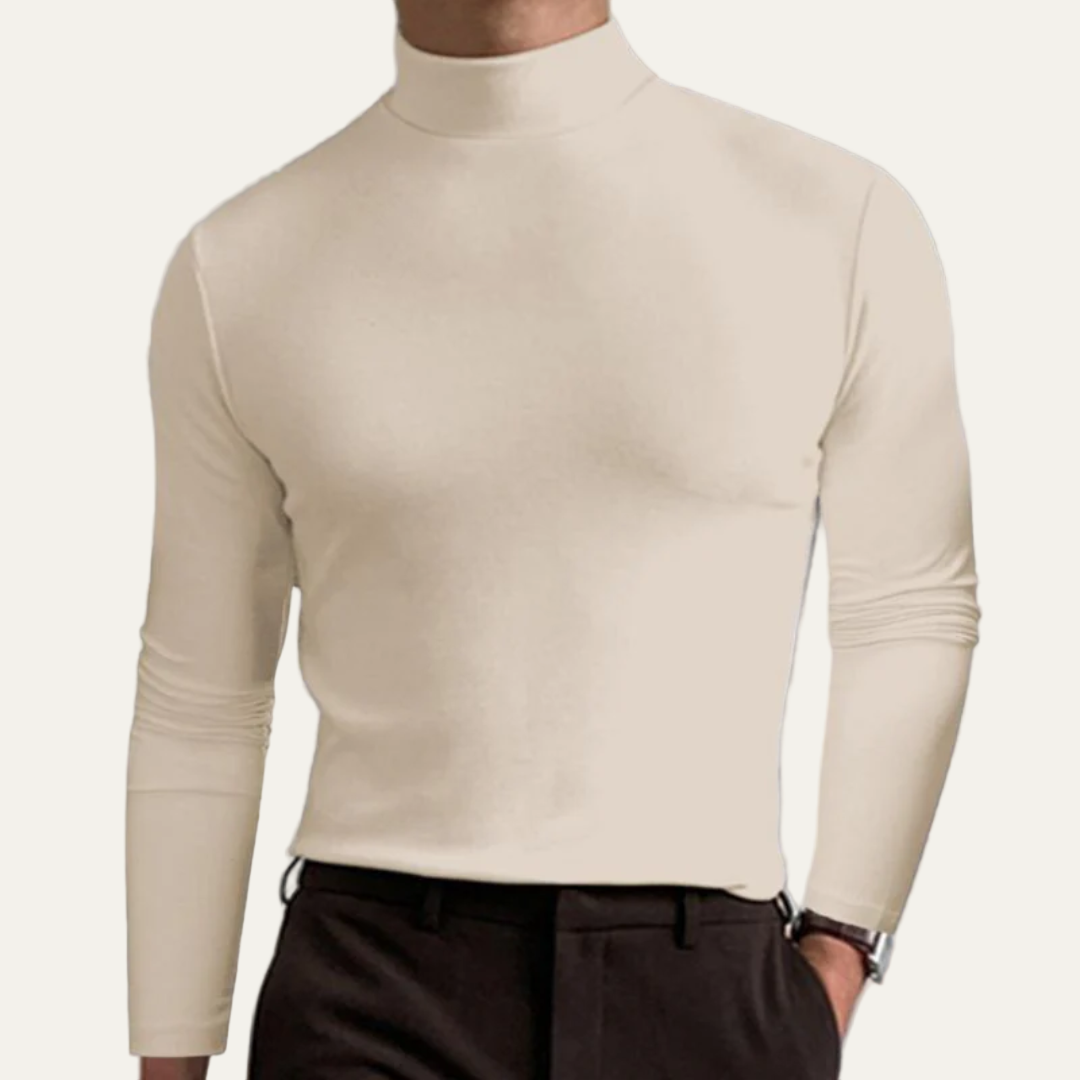 Men's Soft Crew Neck Long Sleeve Tee Shirt