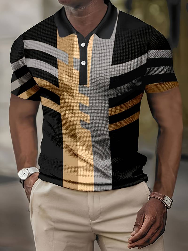 Classic Relaxed Fit Quarter Button Shirt