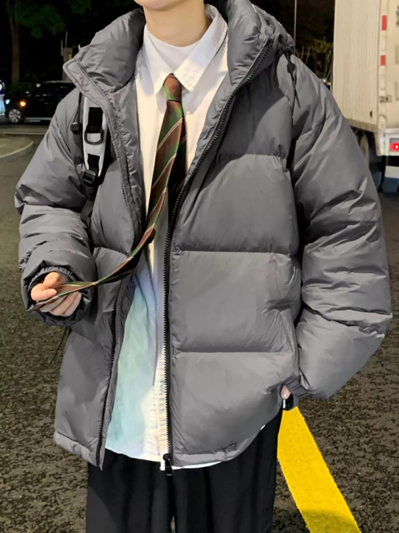 Warm Men's Waterproof Parka Jacket Coat