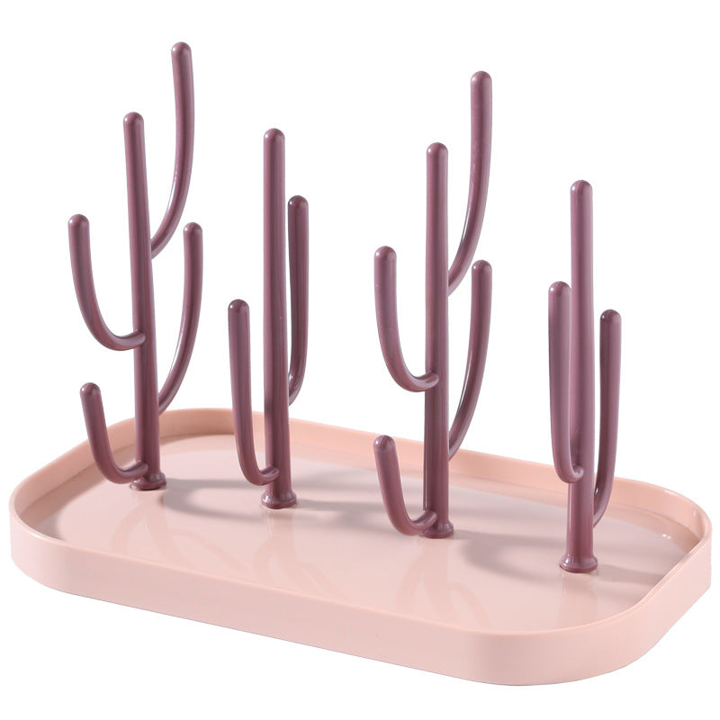 Baby Bottle Drying Rack | Countertop Drying Rack With Deep Drip Basin