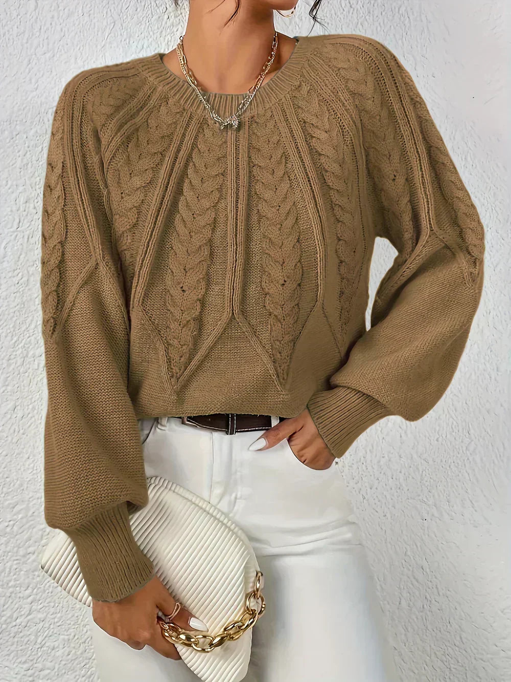 Cozy Oversized Long Sleeve Women's Sweater