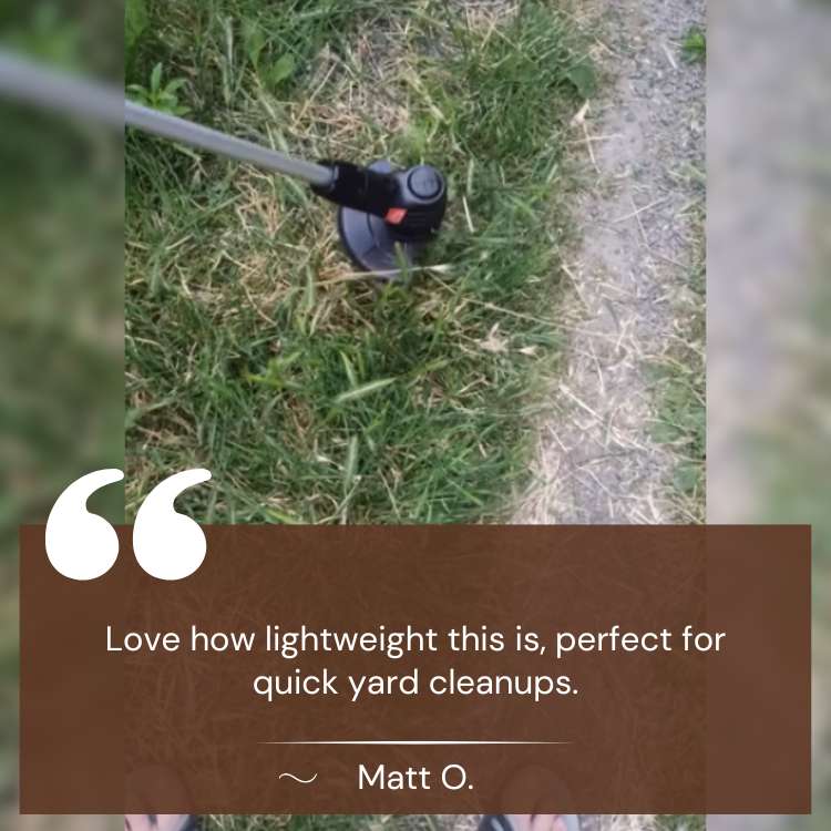 High-Powered Cordless Grass Trimmer