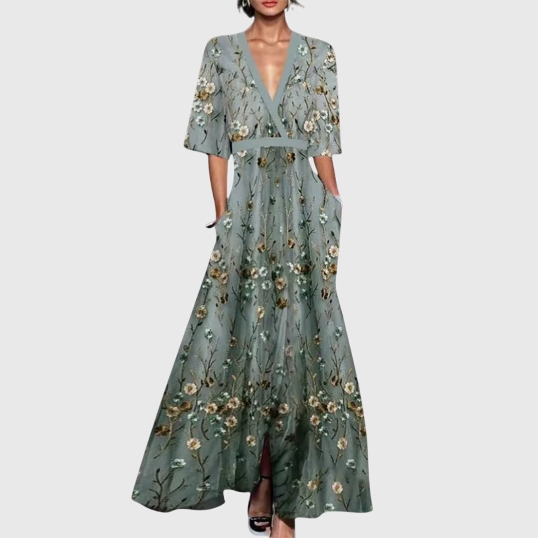 Chic Floral Women's Spring Dress