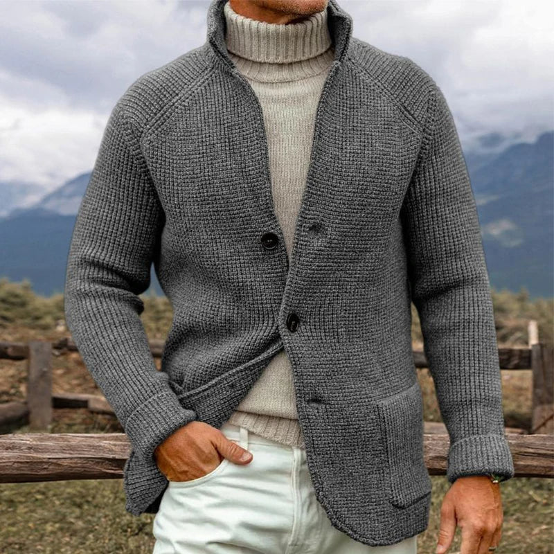 Timeless Crew Neck Sweater Jacket