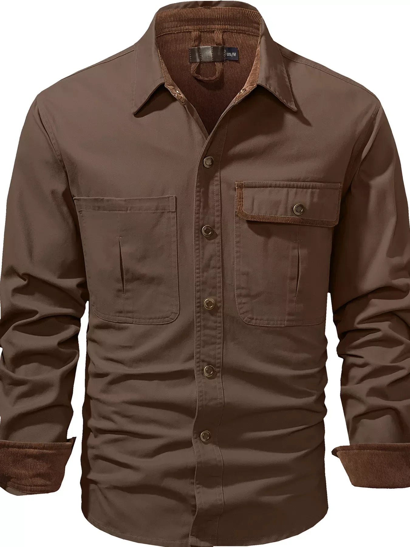 Casual Loose Fit Mens Dress Shirt