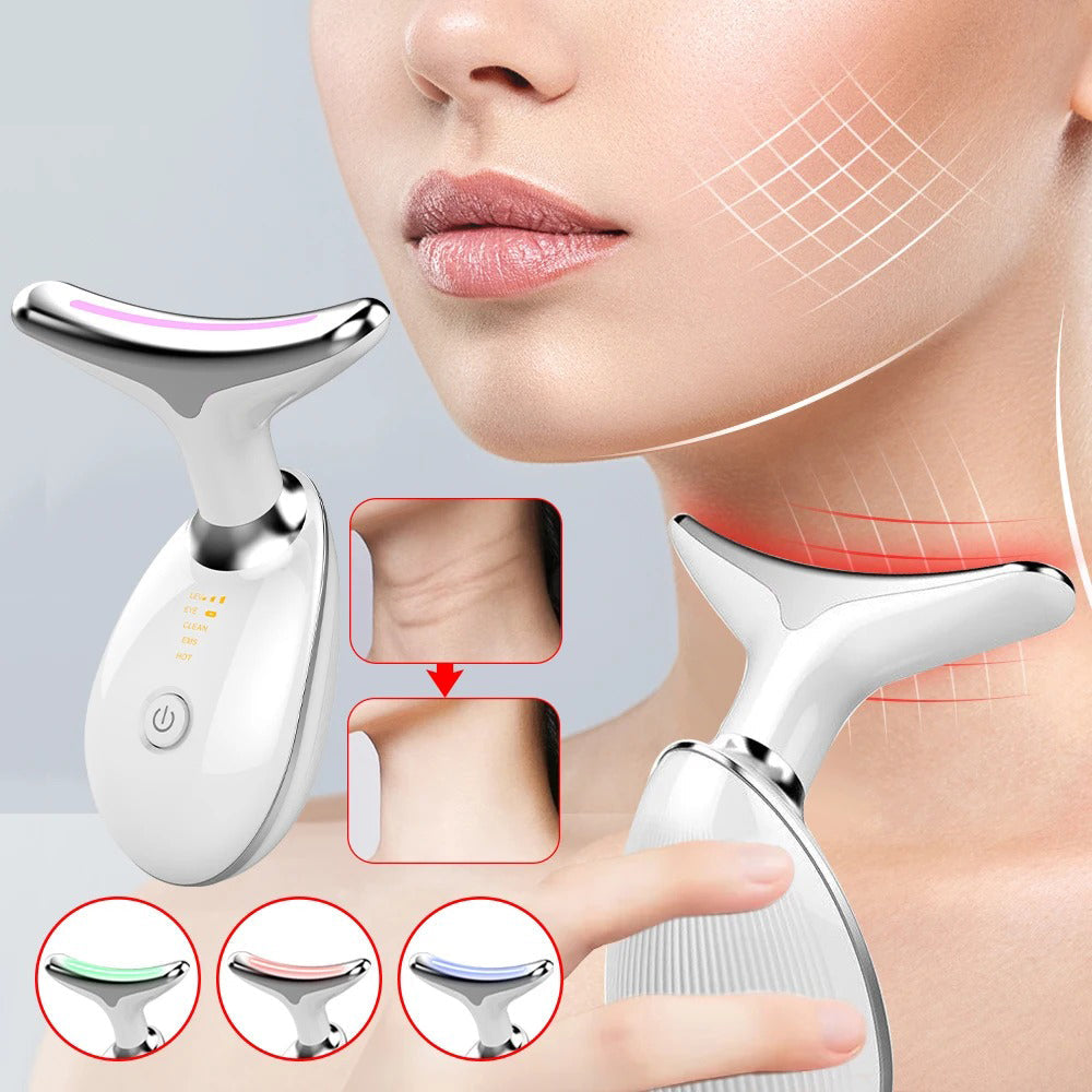 Professional 7-in-1 Face Neck Massager Tool - OutfitLondon