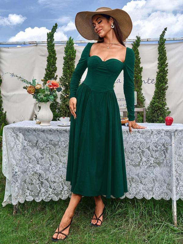 Chic Ruffled A-Line Party Dress for Women