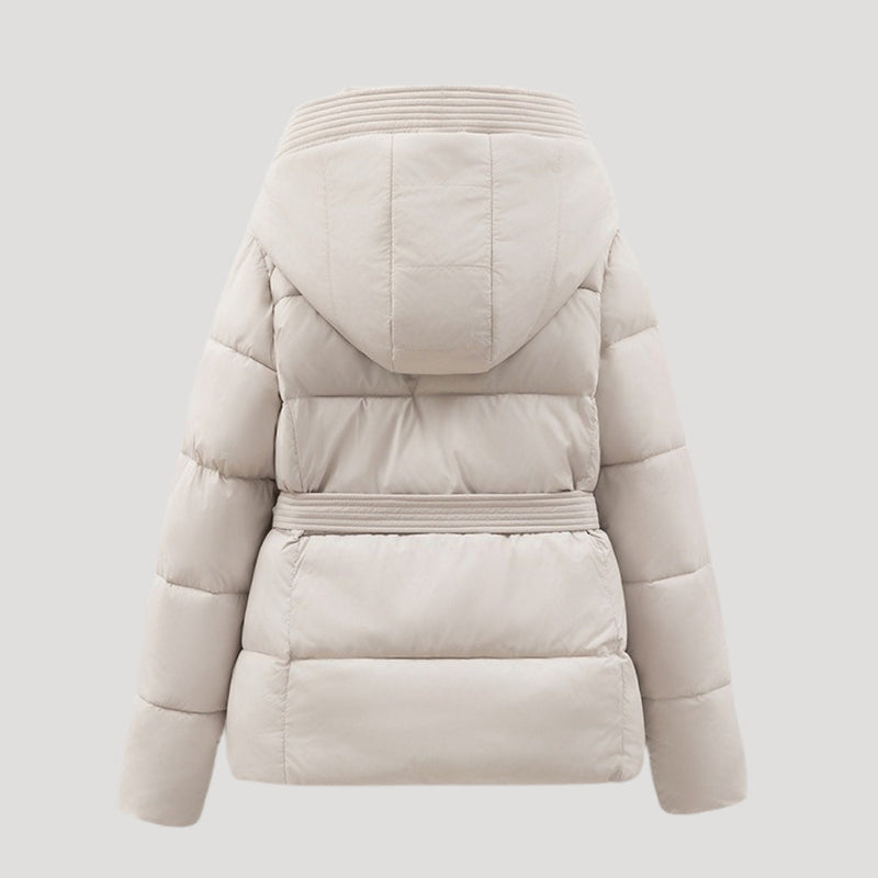 Ladies Warm Quilted Puffer Parka Coat