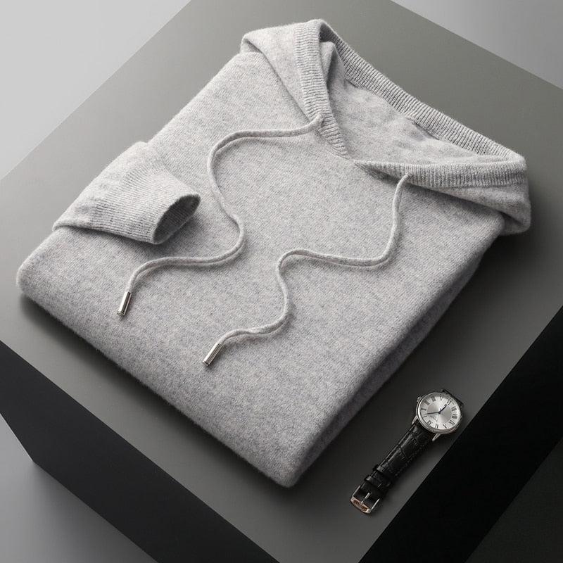 Classic Adjustable Fit Men's Hooded Sweatshirt