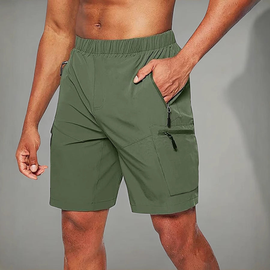 Fast Drying Running Shorts with Secure Zip Pockets