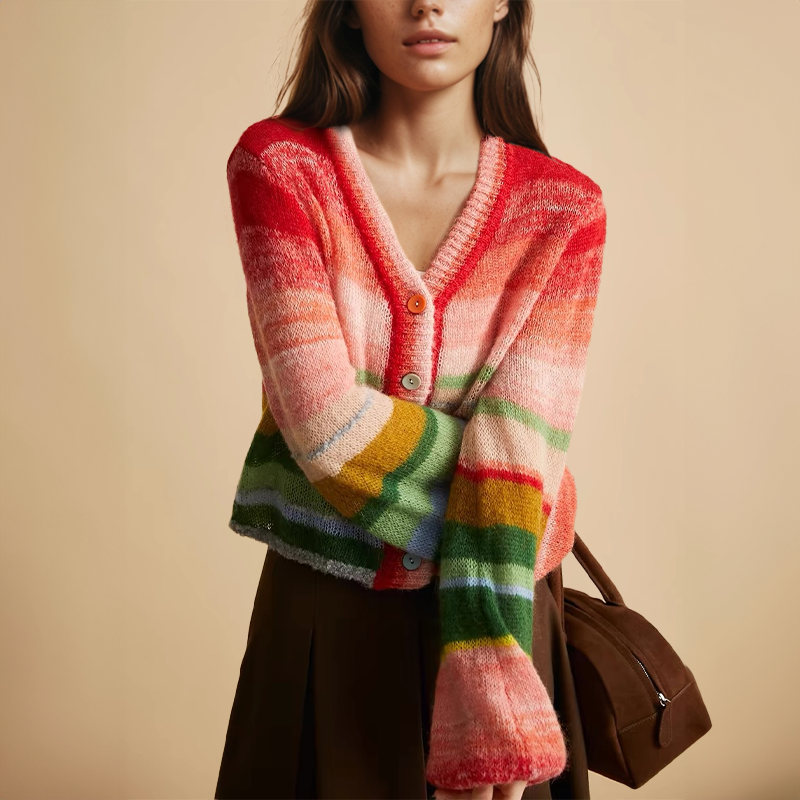 Soft Pastel Sweater Cardigan - OutfitLondon