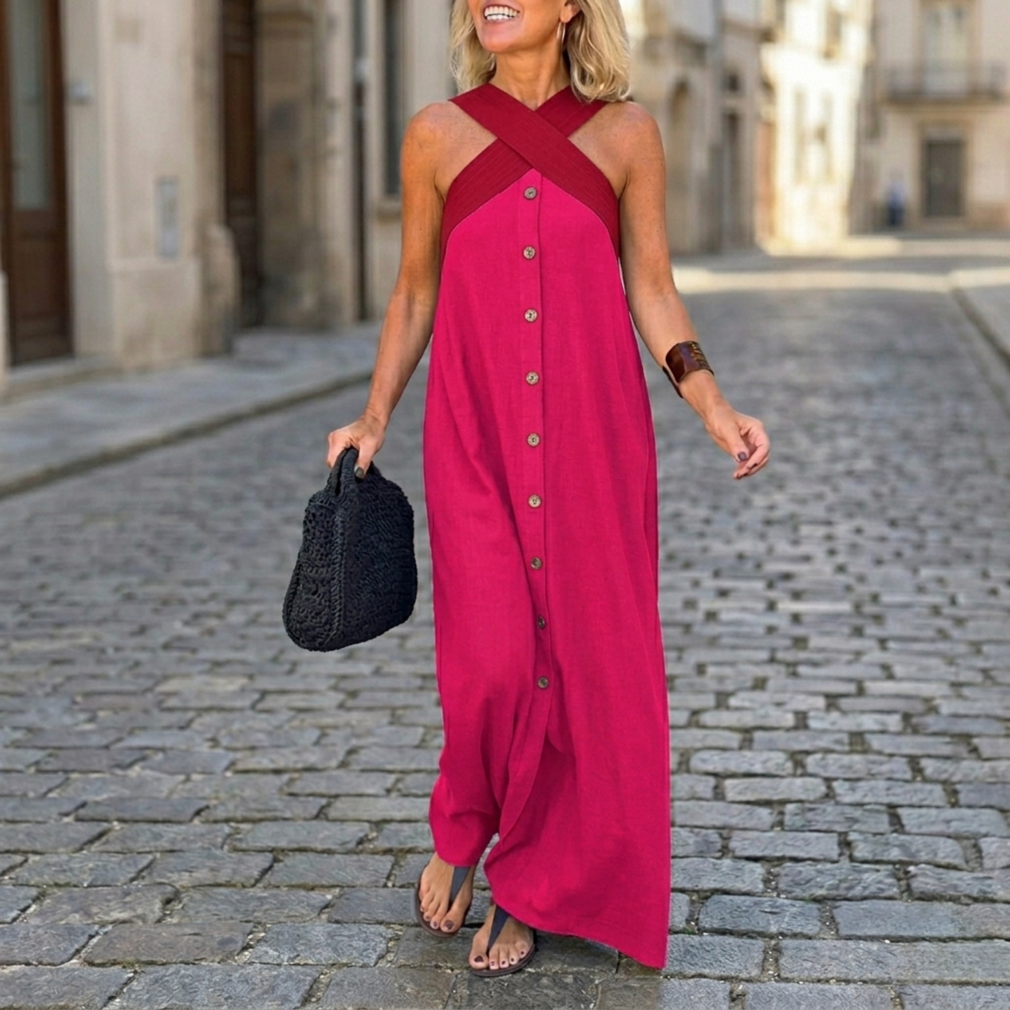 Chic Sleeveless Maxi Sundress for Women