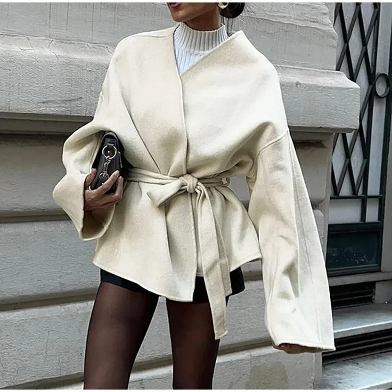 Premium Large Womens Winter Coat with Belt